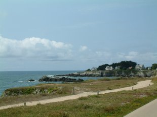 Cte sauvage: Petite plage dans les criques