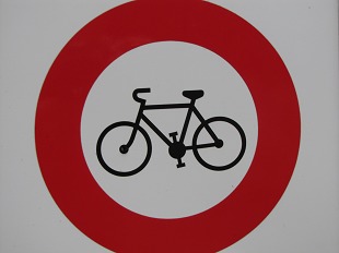Vélo interdit