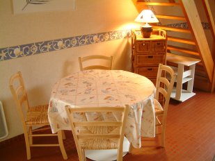Location au Pouliguen - Salle à manger