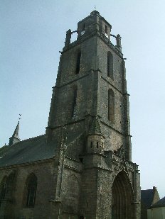 Clocher de l'église de Batz sur Mer