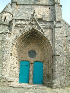 Porte de l'église de Batz sur Mer