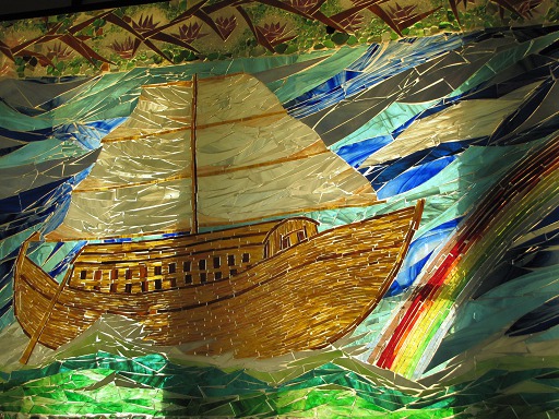 Vitrail de l'église de la Turballe