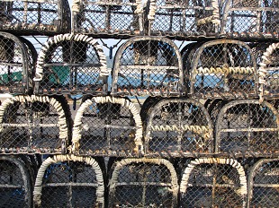 casiers de pêche au Croisic