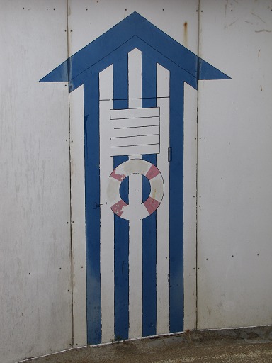 Cabine de plage à Saint-Marc-Sur-Mer