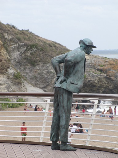 Statue de Monsieur Hulot